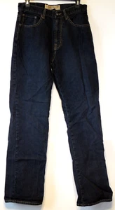 Pantalones de mezclilla American Rag corte clásico azul oscuro 100 % algodón etiquetados 31 x 34 - Imagen 1 de 3