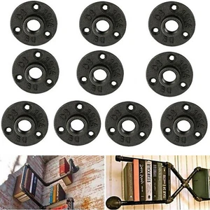 10x Gewindeflansch 3/4" Bohrungen Rohrflansch Flansch Temperguss Heizung - Bild 1 von 12