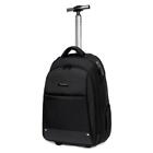 Men Travel Trolley Backpack with Wheels Large Capacity Wheeled Travel Unisex