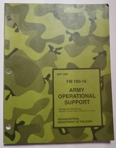 FM 100-16 Army Operational Support, May 1995 - Picture 1 of 4