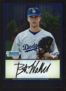 2009 Bowman Chrome Draft Prospects #BDPP74 Brett Wallach 