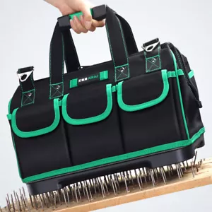 16/18/20/23 Zoll Wasserdicht Elektriker Klempner Garten Werkzeugtasche Aufbewahrung Tragetasche - Bild 1 von 20