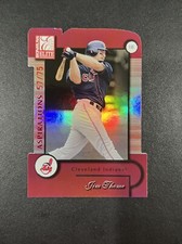 2001 Donruss Elite Jim Thome Aspirations Diecut /75 Cleveland Indians