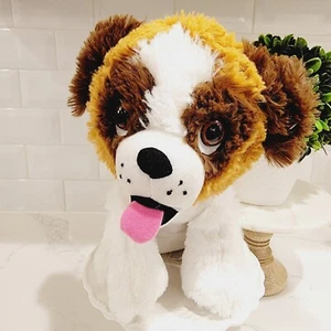 Peek-A-Boo Toys Plush Benji The Saint Bernard Soft Stuffed Animal Toy - Picture 1 of 9