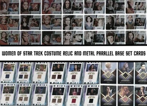 WOMEN OF STAR TREK COSTUME RELIC & METAL PARALLEL  TRADING CARDS - Multi Listing - Zdjęcie 1 z 67