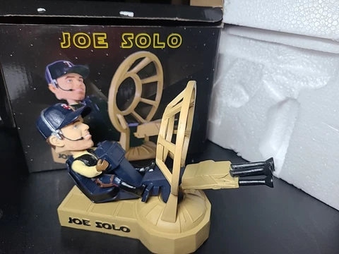 Joe Mauer SGA Bobblehead Minnesota Twins MLB Star Wars Joe Solo original box Cover