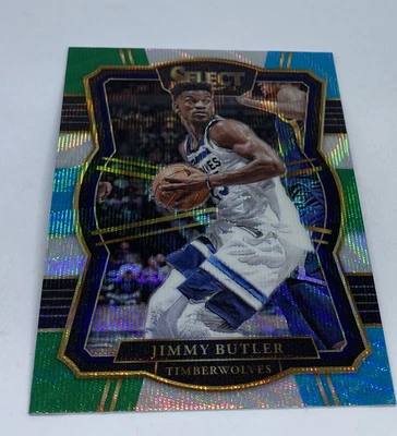 2017-18 Select Premier Level Jimmy Butler Tri Color Prizm  # 154 - Image 1 of 2