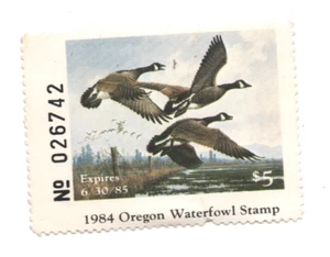 1984 OREGON - State Duck Stamp -MNH Vintage - Picture 1 of 1