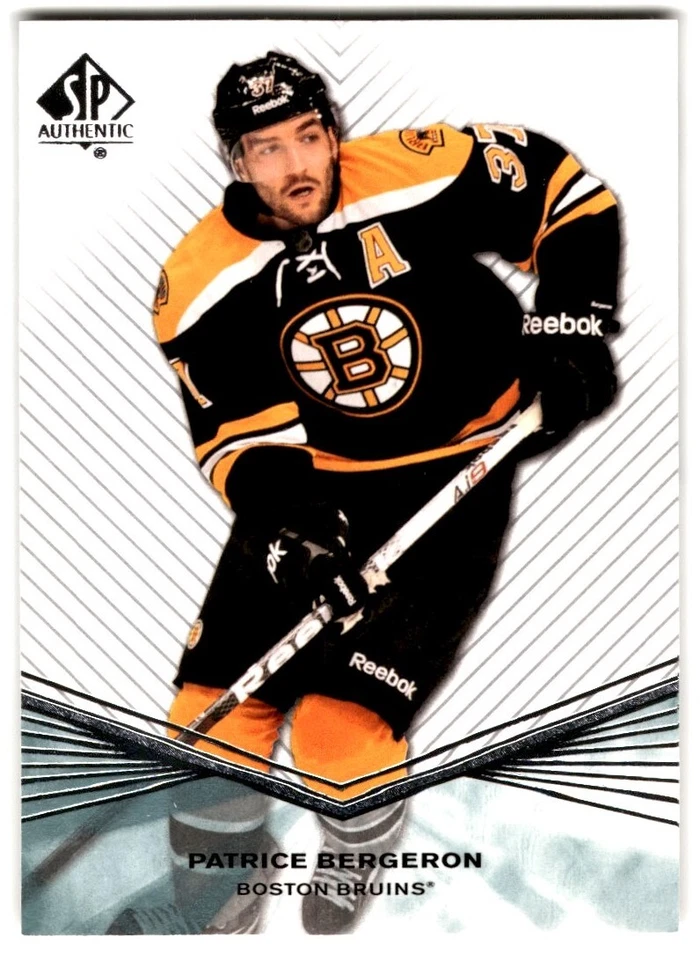 2011-12 SP Authentic Patrice Bergeron #22 Boston Bruins - Image 1 of 2