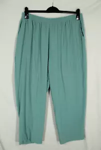 RONNIE PHILIPS leichte CREPE Seitentaschen HIGH-WAISTED Cropped HOSE 38/24w - Bild 1 von 5