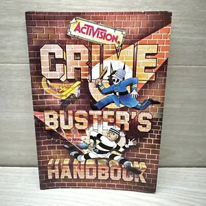 VIDEOJUEGO CRIME BUSTERS ATARI 2600 1983 DE COLECCIÓN SOLO INSTRUCCIONES DE REEMPLAZO - Imagen 1 de 3