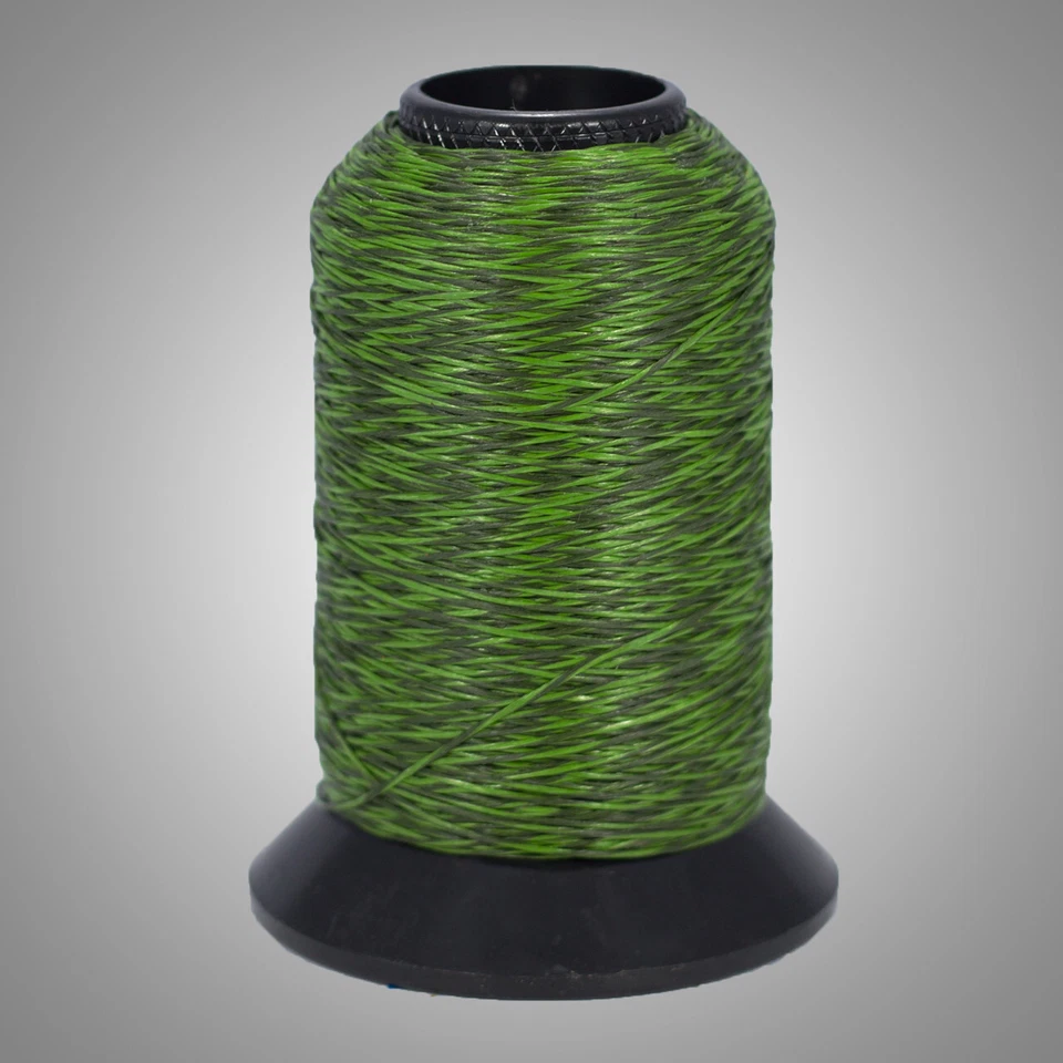Green & Black Speckled 1/4lb BCY 452X / 452XtraBowstring Material Bow String  - Image 1 of 1