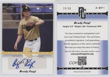 2013 Leaf Perfect Game Showcase Auto Gold /50 Brady Feigl #A-BF1 Auto
