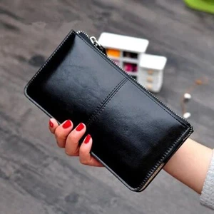 Ladies Leather Wallet Long Purse Phone Card Holder Case Clutch Large Capacity UK - Picture 1 of 17