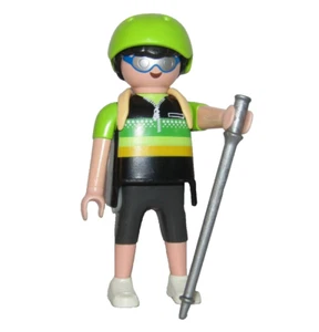 Playmobil Hiker with walking stick and helmet - C27 - Sport - Picture 1 of 5
