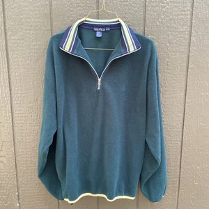 Felpa Nautica vintage anni 90 made in USA quarto di zip - Uomo XL - Foto 1 di 15
