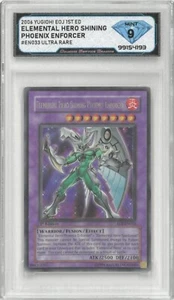 Yugioh! ELEMENTAL HERO SHINING PHOENIX ENFORCER #EOJ-EN033 Ultra 1st💎DSG 9 Mint - Picture 1 of 2