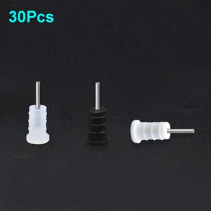 30P 3.5mm Headphone Jack Port Rubber Dust Plug Cap Cover Anti-Dust for Mobile - Photo 1 sur 8