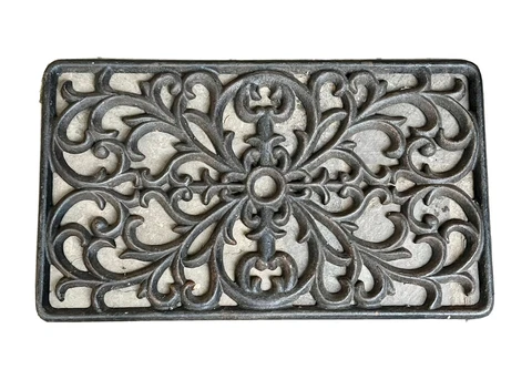 ANTIQUE ORNATE CAST IRON GRATE PHILADELPHIA AREA HOME 1900s free shipping incld Cover