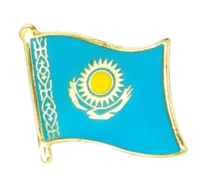Kazakhstan Flag Enamel Pin Badge Lapel Brooch Jewellery - Bild 1 von 2