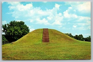 Postkarte Beerdigung Hügel Ocmulgee National Monument Macon Georgia GA - Bild 1 von 2