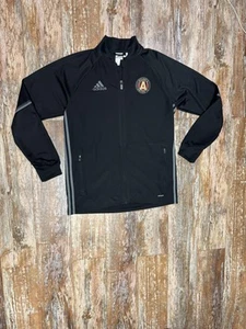 Mens Atlanta United Soccer Football Full Zip Jacket Size Large Vented - Picture 1 of 7