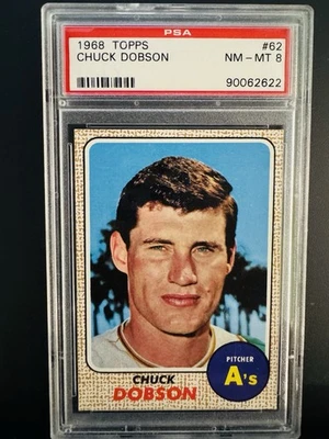 1968 Topps - Chuck Dobson #62 - Image 1 of 2