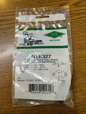 Interruptor amplificador de alta potencia NPN transistor ECG327, Foto 1 de 2