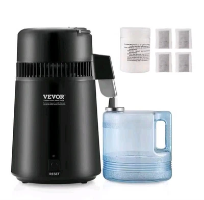 Water Distiller Purifier Filter Succebuy 4L 1.05  Gallon Countertop 750W - Image 1 of 4