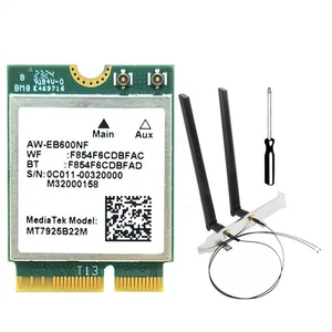 MT7925 Carte WIFI 7 + Antennes avec 5400 Mbps M.2 Triple Band 29845 - Photo 1/6