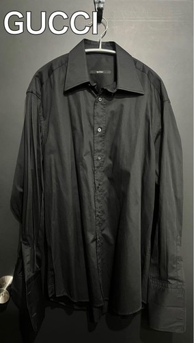 [GUCCI] Camicia abito doppio polsino XL