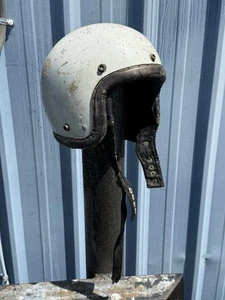 Vintage 60er HA HIROTAKE ARAI Motorrad Helm McHal Bell Harley Toptex 1968 ? - Bild 1 von 16
