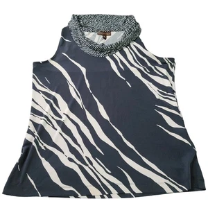 Dana Buchman Damen Bluse Mehrfarbig Größe L Polyestermischung Stretch - Bild 1 von 12