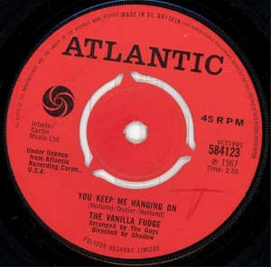 Vanilla Fudge - You Keep Me Hangin' On (7", Single) - Picture 1 of 2