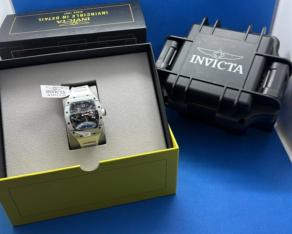 Мужские автоматические часы Invicta S1 Rally Interstellar хронограф скелетон белый 49012 - Изображение 1 из 4