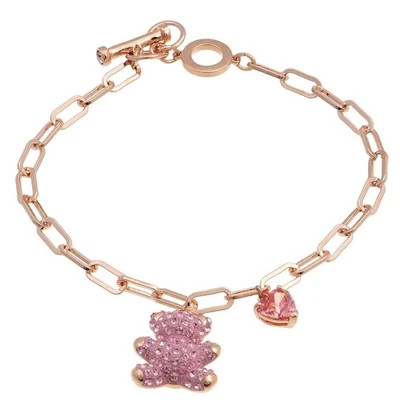Pulsera de peluche rosa Swarovski para mujer Foto 1 de 4