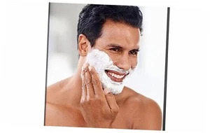 Shower Mirror No Fog Shaving, Shatter-Proof Men's Wall Hanging no Fog Handheld  - Picture 1 of 2