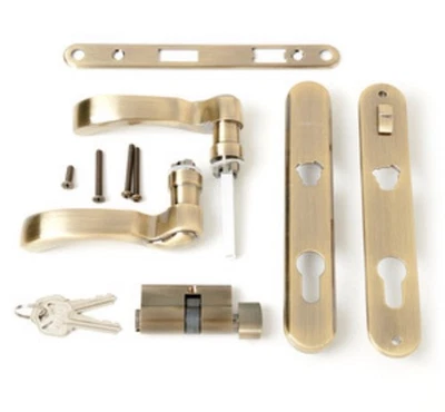 Juego de manijas de latón antiguo Anderson estilo tradicional puerta pantalla tormenta 90630 Foto 1 de 3