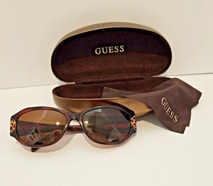 Authentische Guess Damen Sonnenbrille GU7054 Animal Print mit Etui & Gläser Tuch - Bild 1 von 18