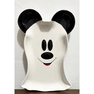 NUEVO CON ETIQUETAS: Disney - Mickey Mouse Fantasma Halloween Bandeja Figura (talla única) - Imagen 1 de 3
