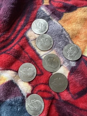 Moedas de dólar Eisenhower raras à venda!* - Imagem 1 de 4