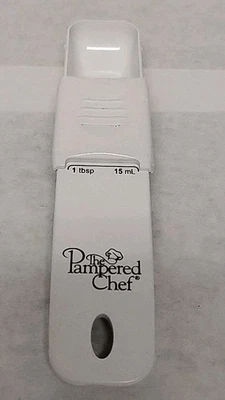 The Pampered Chef Vintage Sliding Adjustable Measuring Spoon See Listing & Pics - Image 1 of 4