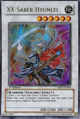 Light Play x 1 XX-Saber Hyunlei - ABPF-EN044 - Ultra Rare - 1st Edition ABPF Abs - Image 1 of 1