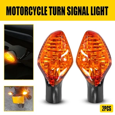 2X Front/Rear Turn Signal Lights For Honda NC700S NC700X DCT 2012-2017 Amber A2 Foto 1 de 4