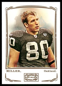 2009 Topps Mayo #275 Zach Miller Oakland Raiders football card - Picture 1 of 2