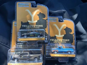 2023 Greenlight Hollywood Ford F-250 Dodge Charger & Ram Dually Yellowstone NEU! - Bild 1 von 11