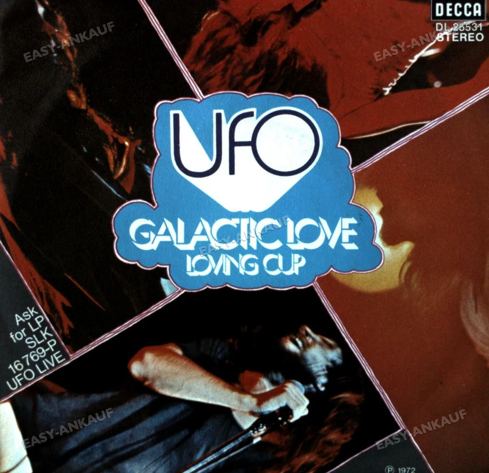 UFO - Galactic Love / Loving Cup 7in (VG/VG) . - Image 1 of 1