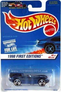 1998 Hot Wheels #638 First Editions Jaguar D-Type razor wheels - Picture 1 of 1