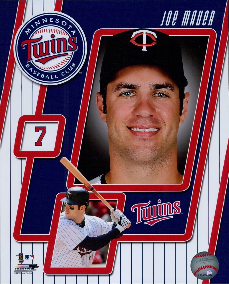 Joe Mauer "Minnesota Twins" Licensed Baseball MLB Unsigned Glossy 8x10 Photo A - Image 1 of 1