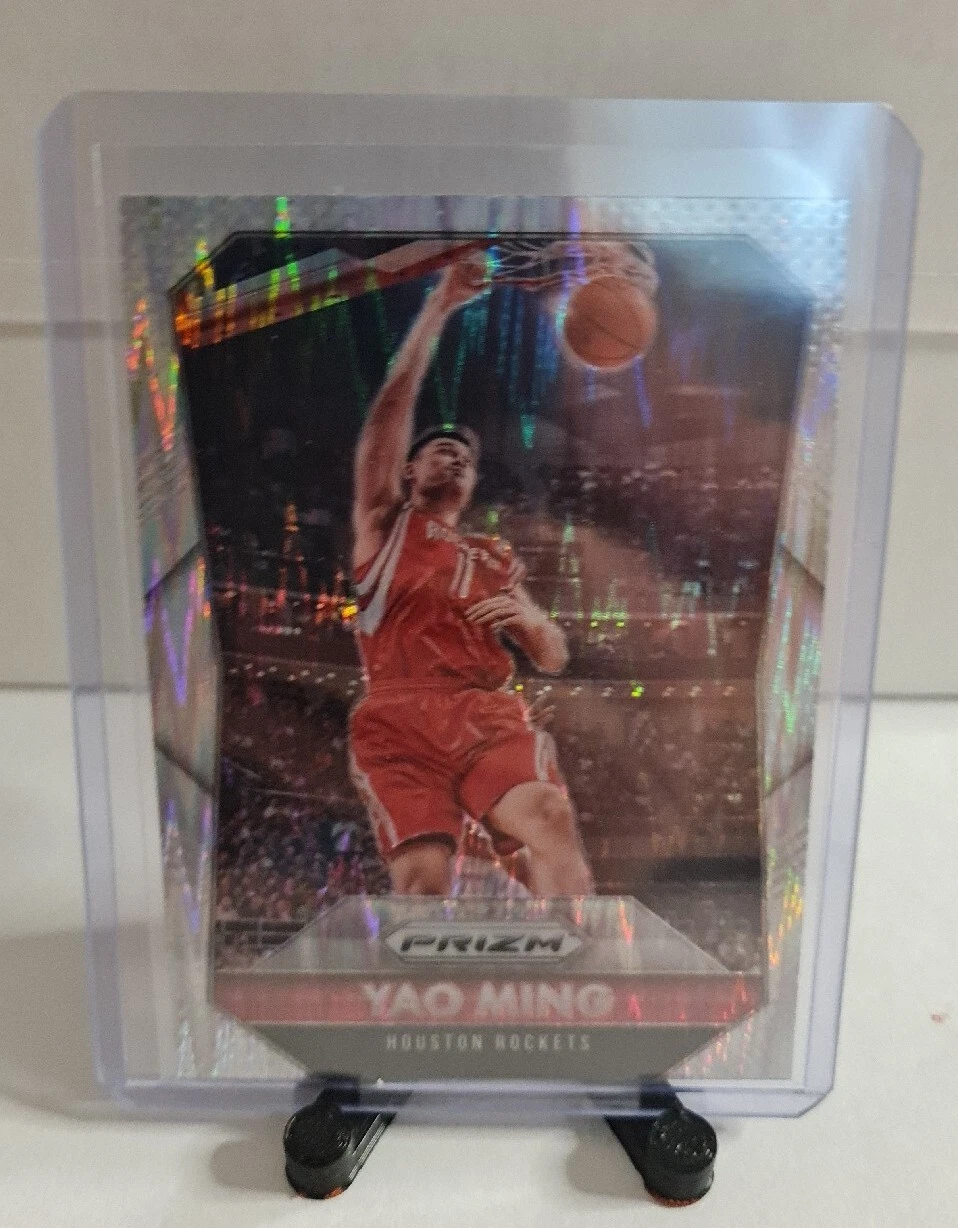 2015-16 Panini Prizm Yao Ming Flash Silver Holo #262 Houston Rockets